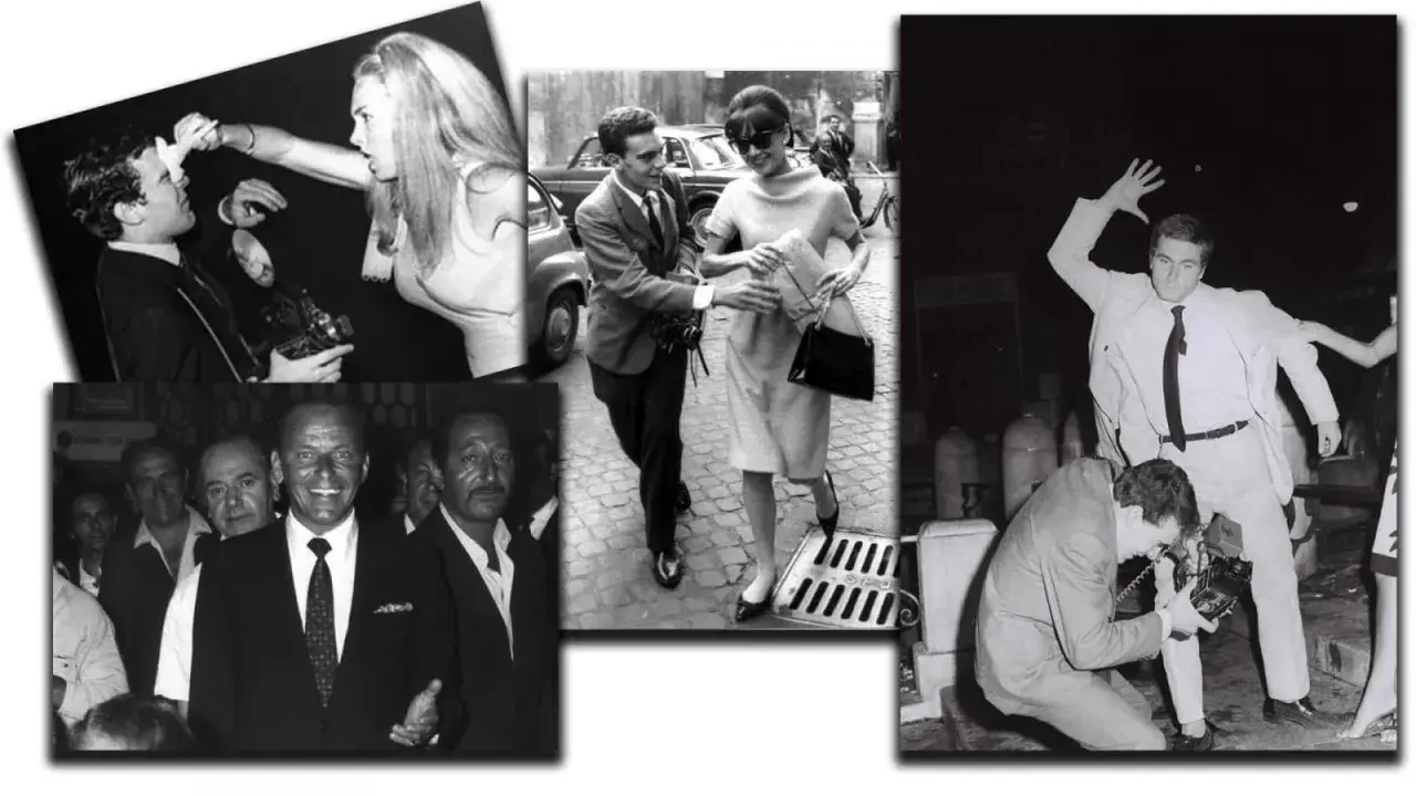 Un fotografo dei vip immortala Audrey Hepburn, Frank Sinatra e altri personaggi famosi in momenti rubati.