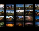 Un reportage che cattura la vita rurale: famiglie, cavalli, bestiame e scene di vita quotidiana sotto il sole e al crepuscolo.