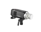 Godox AD400 Pro, un potente flash da studio portatile, pronto per illuminare ogni scatto con la sua luce brillante e controllata.