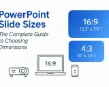 Guida alle dimensioni slide PowerPoint: 16:9 vs 4:3. Quale formato è meglio foto?
