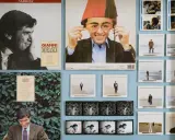 Omaggio a Gianni Morandi, con copertine di dischi e foto che ricordano lo stile di Luigi Ghirri e Lucio Dalla.