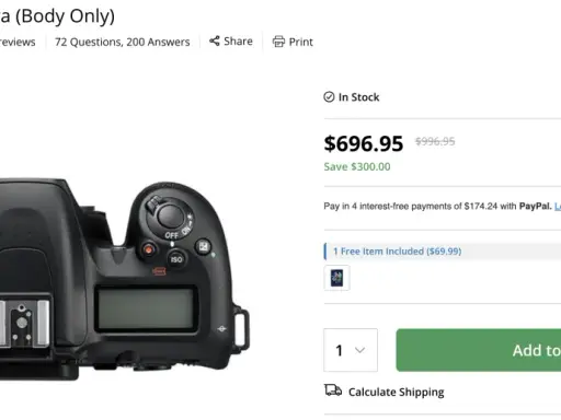 Dettaglio della Nikon D7500, con rotella impostazioni e pulsanti. Utile per chi cerca nikon d7500 impostazioni consigliate.