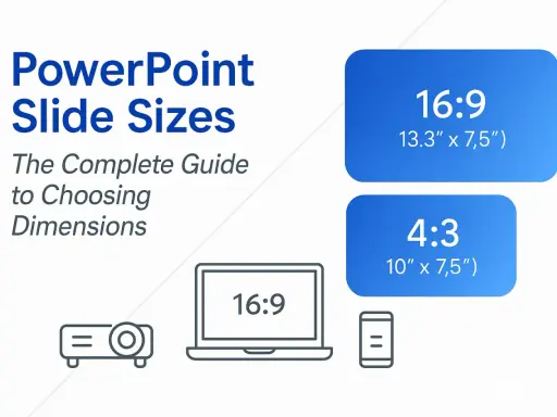 Guida alle dimensioni slide PowerPoint: 16:9 vs 4:3. Quale formato è meglio foto?