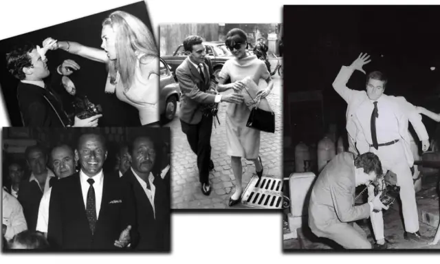 Un fotografo dei vip immortala Audrey Hepburn, Frank Sinatra e altri personaggi famosi in momenti rubati.
