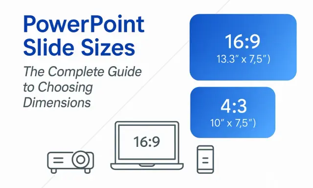 Guida alle dimensioni slide PowerPoint: 16:9 vs 4:3. Quale formato è meglio foto?